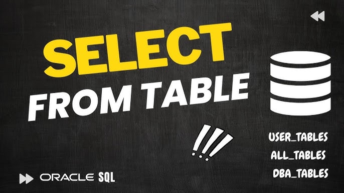 SELECT Statement in Oracle SQL