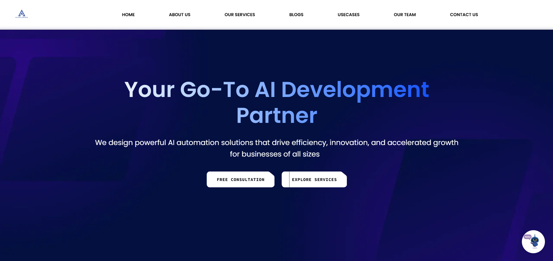 Algoligence AI Website